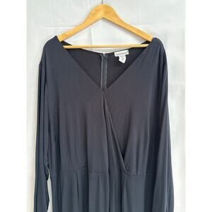 Women’s Jessica London Size 26 Long Sleeve Black Formal Dress.
